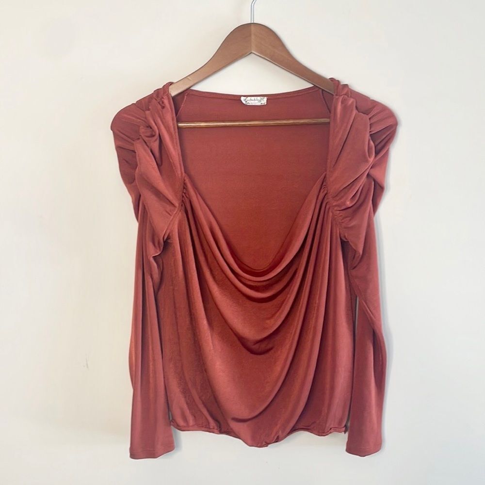 Intimately Free People Rust Top Size Small